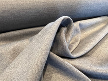 Load image into Gallery viewer, Designer Pebble Grey 90% Wool 10% Cashmere Knit.   1/4 Metre Price