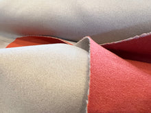 Load image into Gallery viewer, Exclusive Designer Orange &amp; Stone Reversible 70% Cashmere 30% Wool Coating.  1/4 Metre Price