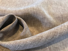 Load image into Gallery viewer, Brown Fleck 100% Handkerchief Linen.  1/4 Metre Price