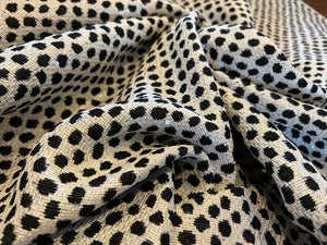 Black & White Reversible Tweed with Sequins 5% Wool 25% Acrylic 55% Polyester  5% Other 1/4 Metre Price