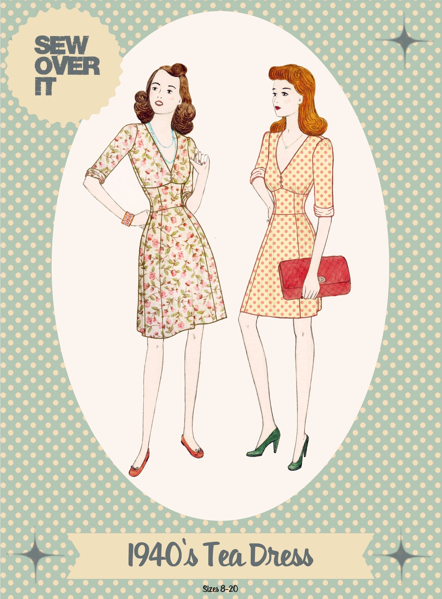 Sew Over It 1940's Tea Dress – Darrell Thomas Textiles