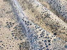 Load image into Gallery viewer, Liberty Tana Lawn Adelajda Blue Stars 100% Cotton.     1/4 Meter Price