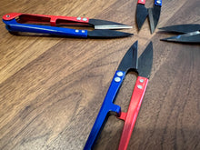 Load image into Gallery viewer, Blue &amp; Red  Professional LDH Thread Snips.   Price per Snip