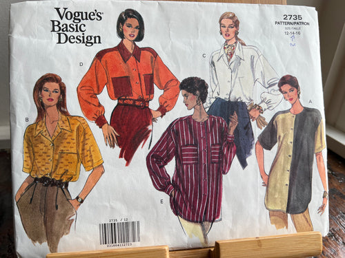 Vintage Vogue #2735 Size 12-14-16 CUT on Size 14