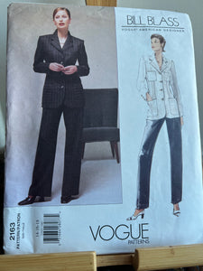 Vintage Vogue #2163.  Size 14-16-18
