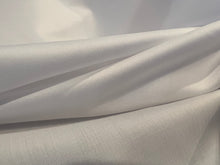Load image into Gallery viewer, Italian White Satin backed 100% Cotton Shirting.    1/4 Metre Price