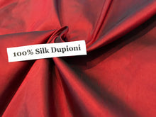 Load image into Gallery viewer, Bordeaux 100% Silk Dupioni  1/4 Meter Price