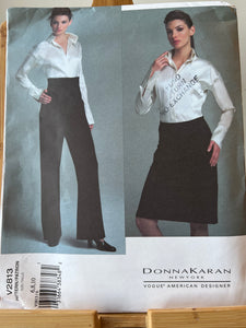 Vogue 2813 Designer Donna Karan Size 6-8-10