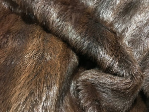 Muskrat Fur & Boiled Wool Throw
