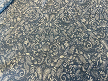 Load image into Gallery viewer, Denim Narval Flowers 100% Lightweight Cotton.   1/4 Metre Price