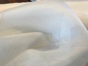 White 100% Silk Organza     1/4 Meter price