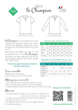 Load image into Gallery viewer, BG Sewing Patterns - The Champion *** French Version ***