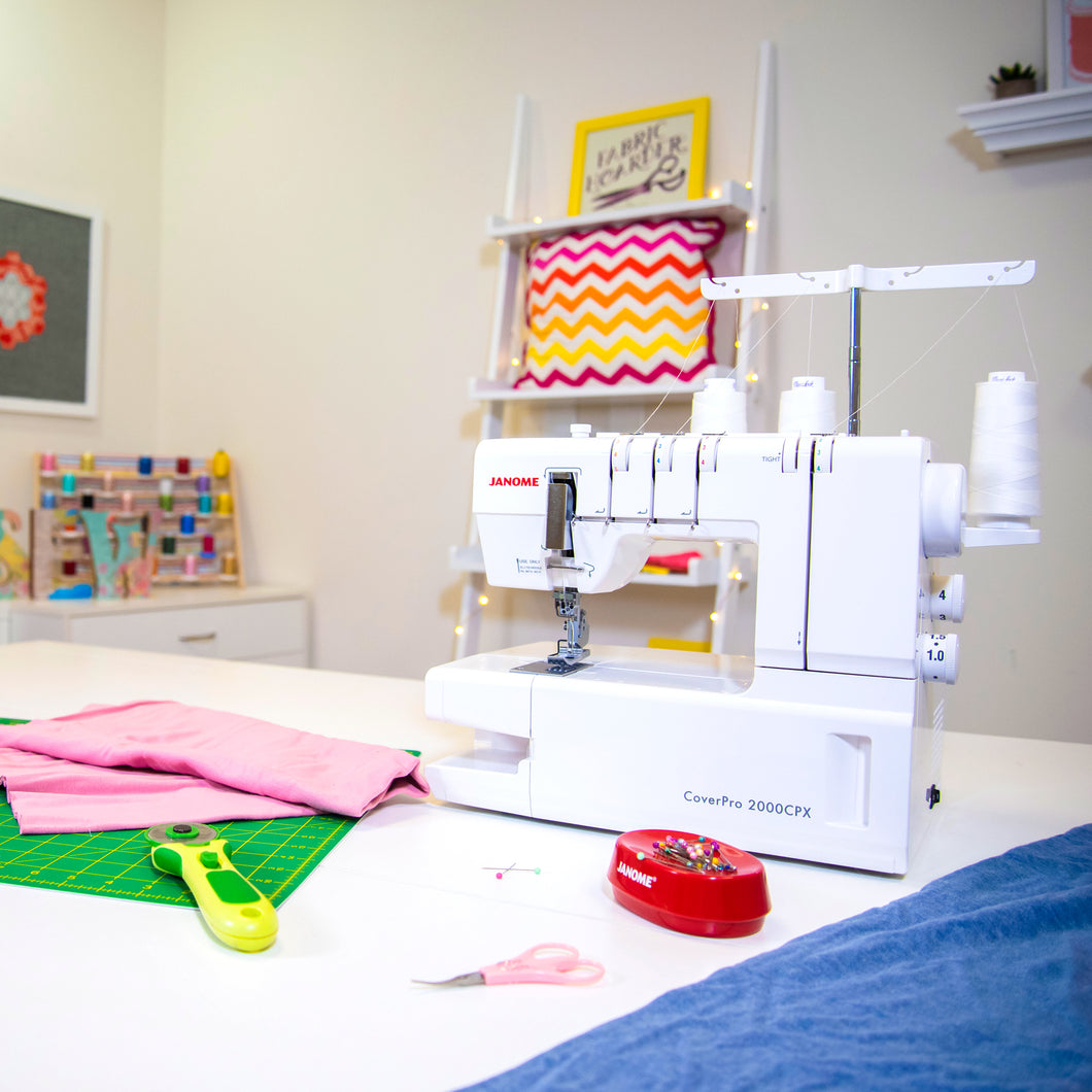 Janome Coverpro 2000 CPX - Nearly New Bargain