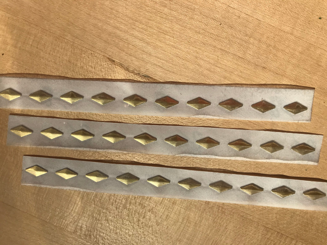 Swarovski Gold Diamond Iron on Applique