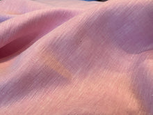 Load image into Gallery viewer, Pink Flecked 100% Handkerchief Linen.  1/4 Metre Price