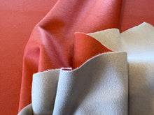 Load image into Gallery viewer, Exclusive Designer Orange &amp; Stone Reversible 70% Cashmere 30% Wool Coating.  1/4 Metre Price