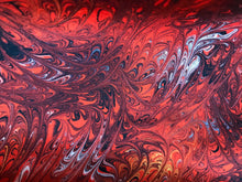 Load image into Gallery viewer, Crimson Marbled 100% Silk Habotai