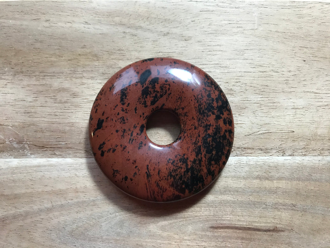 Brown Rust Rondelle 2 1/8