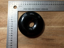 Load image into Gallery viewer, Black Rondelle 2 1/8&quot; x 1/4&quot; &amp; 1/2&quot; Hole   Button Price