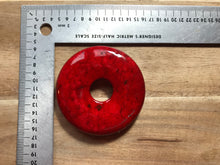 Load image into Gallery viewer, Red Rondelle 2 1/8&quot; x 1/4&quot; &amp; 1/2&quot; Hole   Button Price