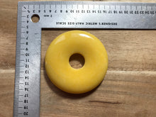 Load image into Gallery viewer, Yellow Rondelle 2 1/8&quot; x 1/4&quot; &amp; 1/2&quot; Hole   Button Price