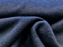 Load image into Gallery viewer, Navy Blue Boiled 100% Wool     1/4 Meter Price
