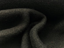 Load image into Gallery viewer, Black Boiled 100% Wool     1/4 Meter price