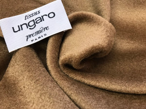 Designer 70% Wool 30% Cashmere Camel Coloured Coating     1/4 meter price