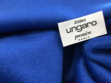 Load image into Gallery viewer, Designer 70% Wool 30% Cashmere Royal Blue Coating