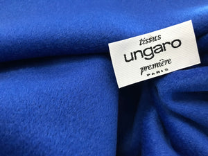 Designer 70% Wool 30% Cashmere Royal Blue Coating