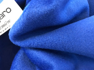 Designer 70% Wool 30% Cashmere Royal Blue Coating