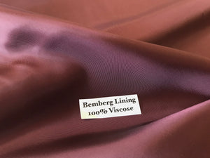 Maroon Bemberg Lining #1.     -      1/4 Metre Price