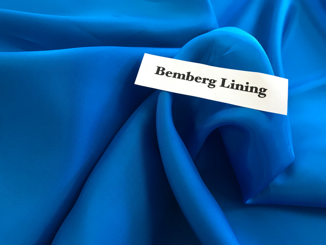 Turquoise Bemberg Lining      -      1/4 Meter Price