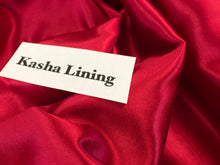 Load image into Gallery viewer, Red Kasha Lining     1/4 Meter Price