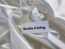 Load image into Gallery viewer, Ivory White Kasha Lining     1/4 Meter Price