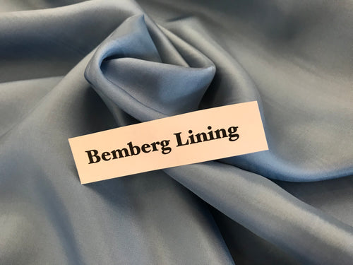 Cornflower Blue Bemberg Lining     -   1/4 Meter Price