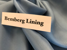 Load image into Gallery viewer, #1140 Cornflower Blue Bemberg Lining  Remnant