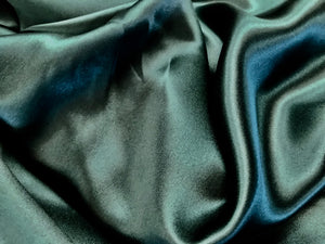 Forest Green 100% Silk Charmeuse     1/4 Meter Price