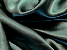 Load image into Gallery viewer, Forest Green 100% Silk Charmeuse     1/4 Meter Price