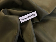 Load image into Gallery viewer, Army Green Italian Designer 100% Viscose Lining.    1/4 Meter Price