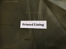 Load image into Gallery viewer, Army Green Italian Designer 100% Viscose Lining.    1/4 Meter Price