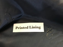 Load image into Gallery viewer, Navy VJC 100% Viscose Lining.   1/4 Meter Price