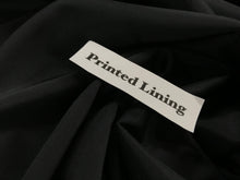 Load image into Gallery viewer, Designer Matte Black Stretch Bemberg Lining     1/4 Meter Price