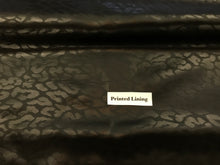 Load image into Gallery viewer, Black Jacquard Animal Print 100% Viscose Lining     1/4 Meter Price