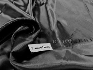 British Designer Black 100% Viscose Lining      1/4 Meter Price