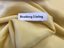 Load image into Gallery viewer, Butter Bemberg Lining    -    1/4 Meter Price