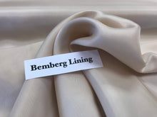 Load image into Gallery viewer, Beige Bemberg Lining.    1/4 Meter Price