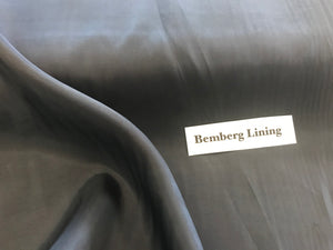 Navy Bemberg Lining.     -      1/4 Meter Price