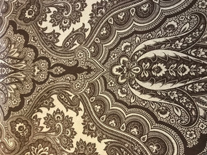 Large Classic 100% Linen Paisley      1/4 Meter Price
