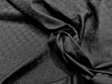 Load image into Gallery viewer, Designer Black Tote Bag Cotton &amp; Polyester     1/4 Meter Price